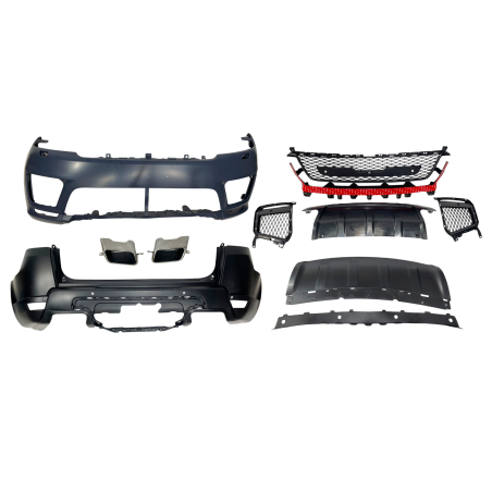 Paraurti Anteriore Range Rover Sport L494 Facelift 2018+ Look SVR Model II (Cod. E-TCLR042)