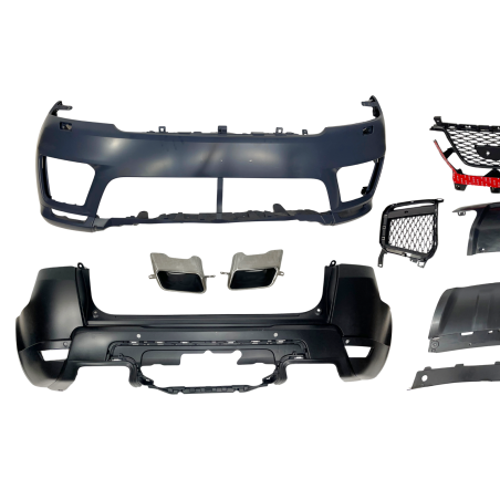 Paraurti Anteriore Range Rover Sport L494 Facelift 2018+ Look SVR Model II (Cod. E-TCLR042)
