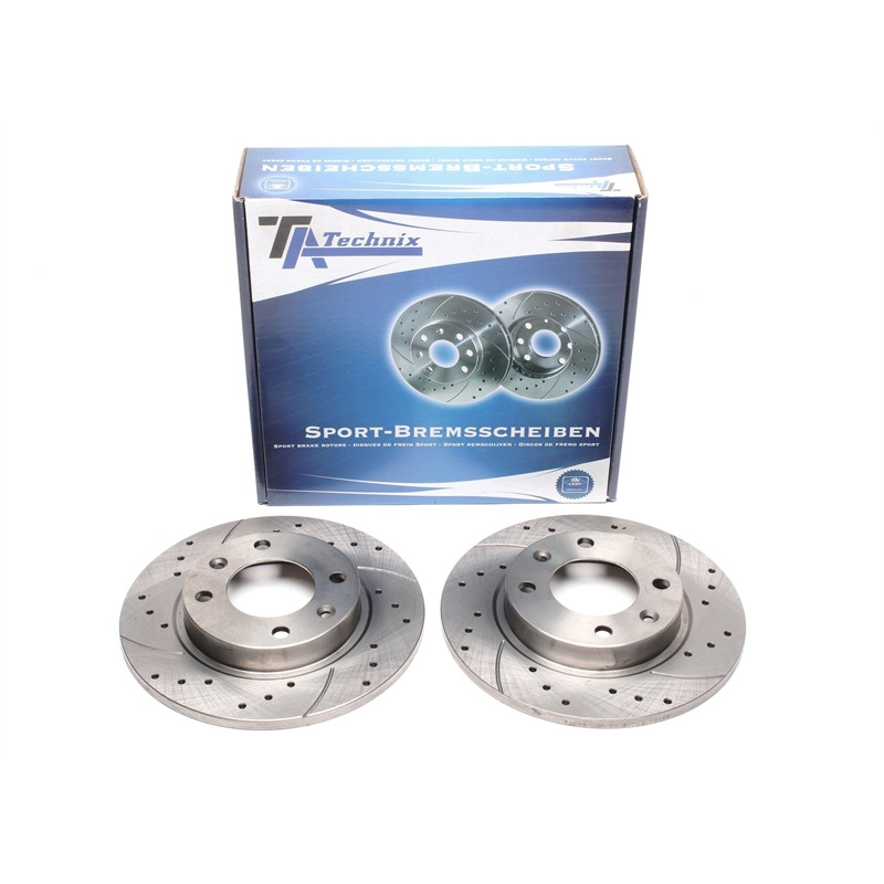 set dischi freno sportivi  post. per Peugeot 405 I+II / 405 Break I+II (Cod. T-EVOBS1272P)