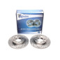set dischi freno sportivi  post. per Peugeot 405 I+II / 405 Break I+II (Cod. T-EVOBS1272P)