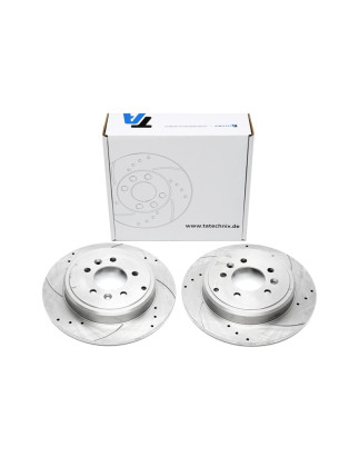 set dischi freno sportivi  post. per Peugeot 607 (Cod. T-EVOBS1544P)