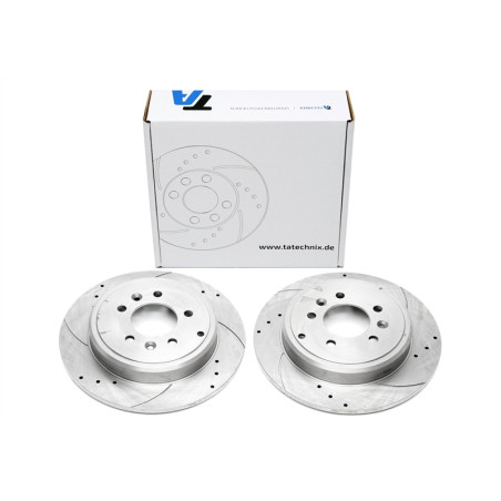 set dischi freno sportivi  post. per Peugeot 607 (Cod. T-EVOBS1544P)