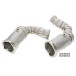 Downpipe con convertitore catalitico + protezione termica per Porsche Cayenne Turbo  9YA (Cod. T-06P
