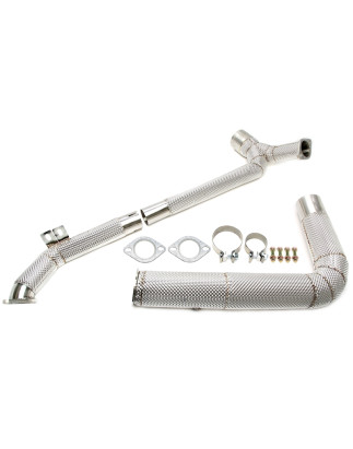 Downpipe con protection tranne convertitore catalitico 3-piecesper Porsche 718 Boxster/718 Cayman...