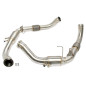  tailpipe tranne convertitore cataliticoper Porsche Panamera 4/4S 2.9T con OPF/GPF r 971 (Cod. T-06P