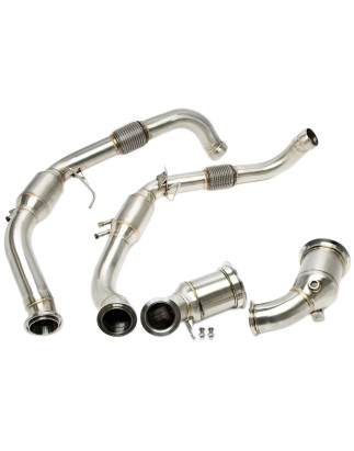 Downpipe + tailpipe all tranne convertitore cataliticoper Porsche Panamera 4/4S 2.9T mit OPF/GPF  97