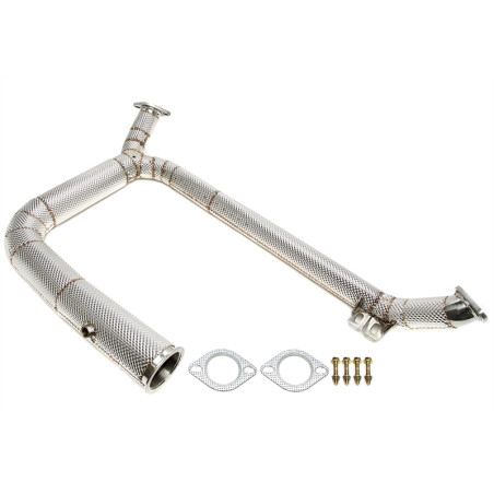 Downpipe con heat protection tranne convertitore cataliticoper Porsche 718 Boxster/718 Cayman 2.0...