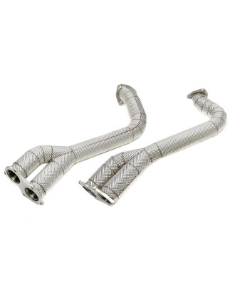 Downpipe con heat protectionper Porsche 718 Boxster/Boxster Spyder GTS 4.0 / 718 Cayman GTS 4.0/4...