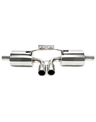  Stainless steelsilenziatore sportivo  2x76mm per Porsche Boxster  986 (Cod. T-EVOPO1E276)