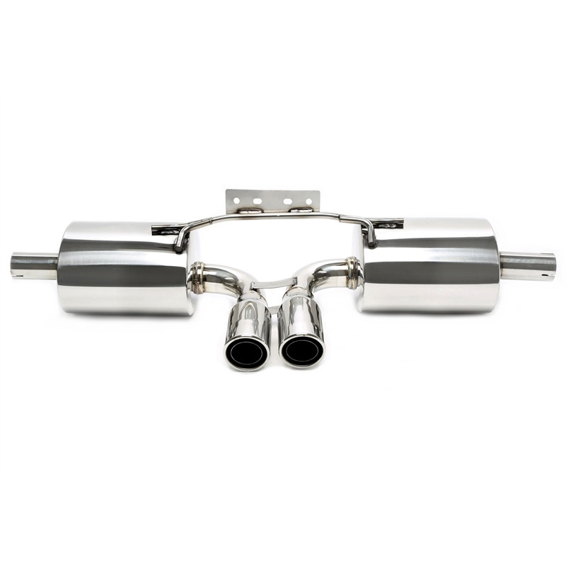  Stainless steelsilenziatore sportivo  2x76mm per Porsche Boxster  986 (Cod. T-EVOPO1E276)