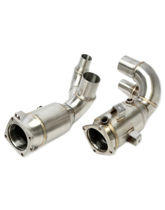 Downpipe tranne convertitore cataliticoper Porsche 911 Carrera/S model  991.2 (Cod. T-06PO008)