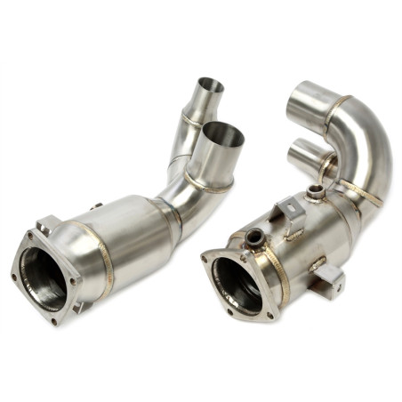 Downpipe tranne convertitore cataliticoper Porsche 911 Carrera/S model  991.2 (Cod. T-06PO008)