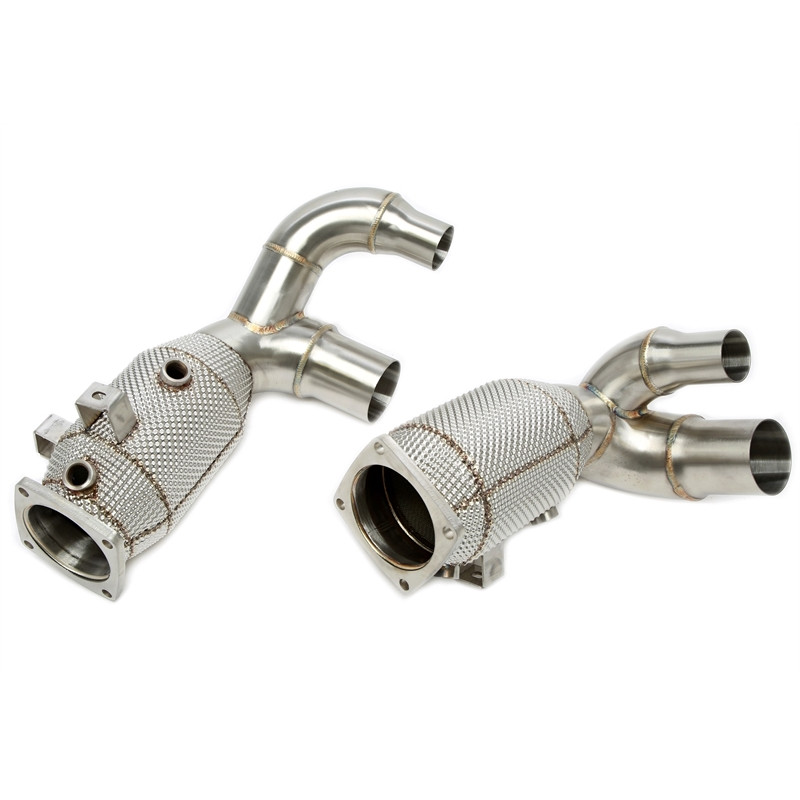 Downpipe con protezione termica and convertitore cataliticoper Porsche 911 Carrera/S model  991.2 (C