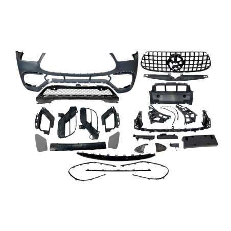 Paraurti Anteriori Mercedes W167 / C167 2020+ GLE Look AMG (Cod. E-TCM0495)