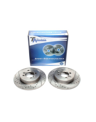 set dischi freno sportivi  post. per Renault Laguna I / Laguna I Grandtour/ Safrane I (Cod. T-EVOBS1