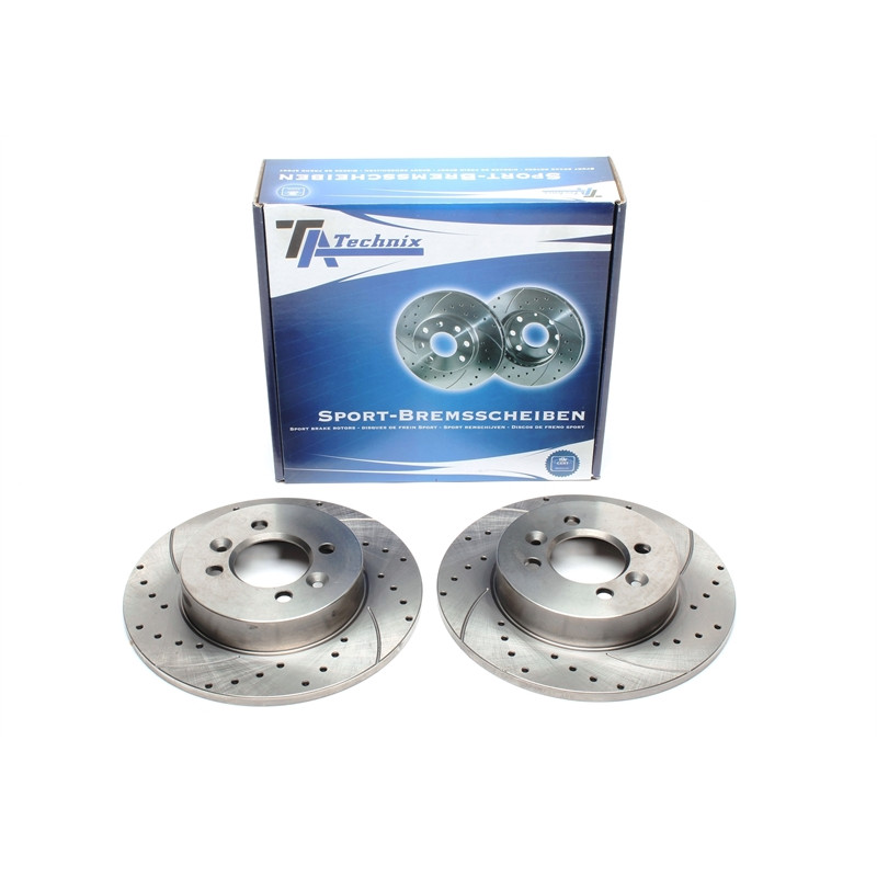 set dischi freno sportivi  post. per Renault Laguna I / Laguna I Grandtour/ Safrane I (Cod. T-EVOBS1