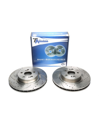 set dischi freno sportivi  ant. per Renault Clio III / Megane II / Grand Scénic II (Cod. T-EVOBS207