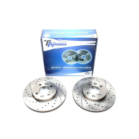 set dischi freno sportivi  ant. Renault Laguna I / Laguna I Grandtour / Megane I Coach / Mega... (Co
