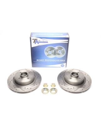 set dischi freno sportivi con wheel bearing+ sensor ring  post. Renault Megane I Grandtour /... (Cod