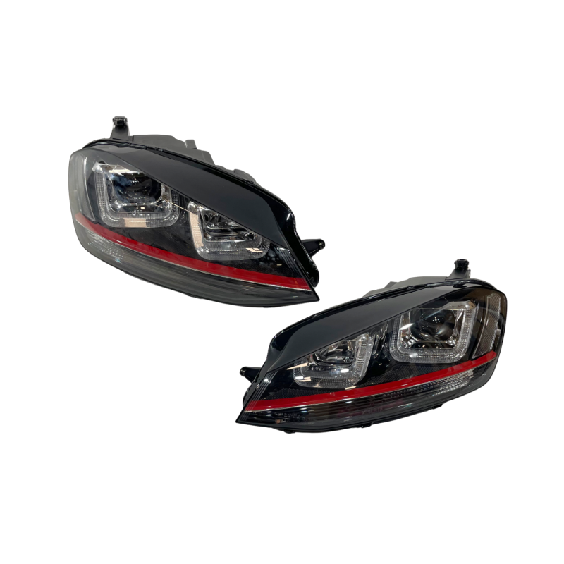 Fari Day Light De Dia Volkswagen Golf 7 DRL Red (Cod. E-FAW1291)