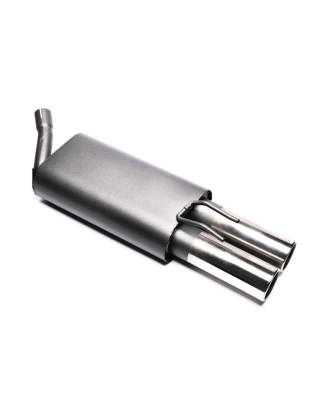 silenziatore sportivo  2x76mm per Renault Twingo I (Cod. T-EVOREE276)