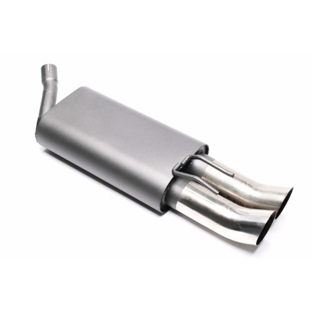 silenziatore sportivo  2x76mm DTM per Renault Twingo I (Cod. T-EVOREED76)