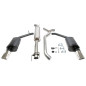  scarico sportivo 1x90/120mm  per Saab 9-5 Turbo berlina+Wagon (Cod. T-01SA001-25D)