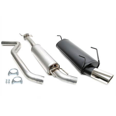 scarico sportivo 1x90x120mm per Saab 9-5 Turbo  YS3E (Cod. T-01SA002-25)