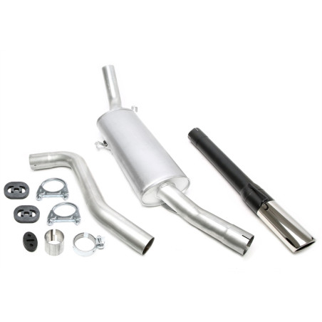 scarico sportivo 1x70x90mm per Saab 900 I 2.0l Turbo (Cod. T-01SA004-26)
