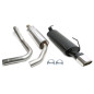 scarico sportivo 1x70x140mm per Saab 9-3 2.0T Aerovers. I  YS3D (Cod. T-01SA005-23)
