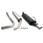 scarico sportivo 1x70x140mm per Saab 9-3 2.0T Facelift/Aerovers. II  YS3D (Cod. T-01SA006-23)