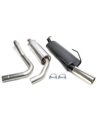 scarico sportivo 1x90mm per Saab 900 II Coupe + Cabrio (Cod. T-01SA007-9)
