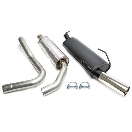 scarico sportivo 1x90mm per Saab 900 II Coupe + Cabrio (Cod. T-01SA007-9)