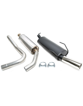 scarico sportivo 1x90mm per Saab 900 II 2.0T +Coupe/Cabrio  YS3D (Cod. T-01SA014-09)