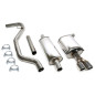 sistema di scarico 2x80mm per Saab 9-3 1.8T/2.0T  YS3F (Cod. T-02SA001-8)