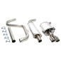 sistema di scarico 2x80mm per Saab 9-3 1.8T/2.0T  YS3F (Cod. T-02SA002-8)