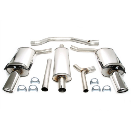 sistema di scarico  1x100mm  per Saab 9-3 1.8T/2.0T/2.8T  YS3F (Cod. T-02SA003-10D)