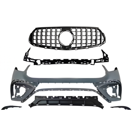 Paraurti Anteriore Mercedes X254 GLC 2023+ look AMG GLC63S (Cod. E-TCM0435)