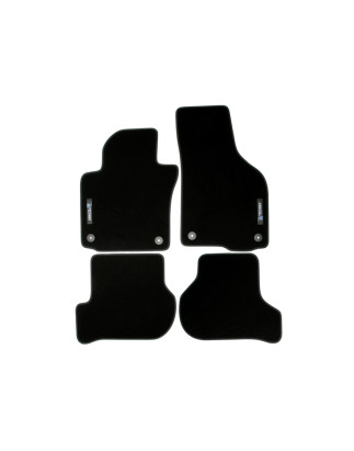 set tappeti con logo per Skoda Octavia 2  1Z (Cod. T-34VW12)