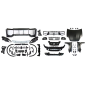 Kit Estetico Porsche Cayenne 2011-2016 Look 2024 (Cod. E-TCPO073)