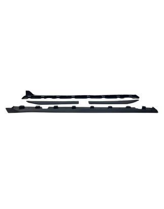 Minigonne Ford Mustang 2015-2020 Look GT500 II Nero opaco (Cod. E-TCF63101)