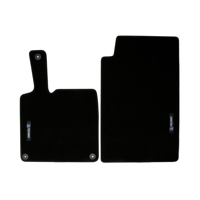 Set tappeti per auto con Logo per Smart Fortwo Coupe  451 (Cod. T-34SM01)