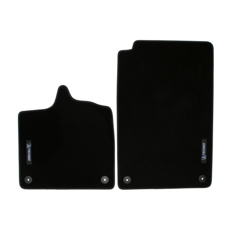 Set tappeti per auto con Logo per Smart Fortwo  450 (Cod. T-34SM02)