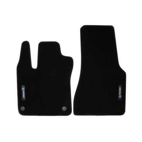 Set tappeti per auto con Logo per Smart Fortwo  453 (Cod. T-34SM03)