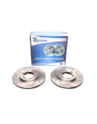 set dischi freno sportivi  ant. per Ssangyong Korando / Korando Cabrio / Musso (Cod. T-EVOBS2446P)