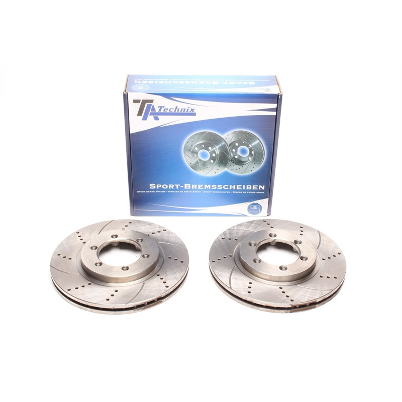 set dischi freno sportivi  ant. per Ssangyong Korando / Korando Cabrio / Musso (Cod. T-EVOBS2446P)