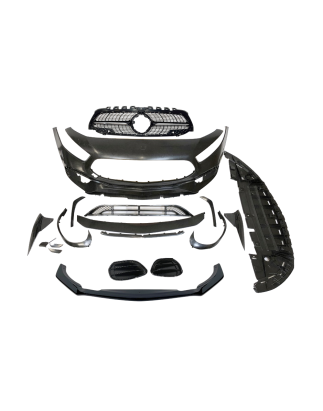 Paraurti Anteriore Mercedes W177 / V177 Look A45 S Diamond II Spoiler Anteriore (Cod. E-TCM024511820