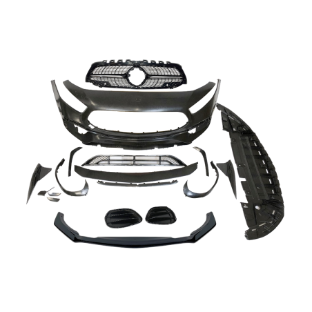 Paraurti Anteriore Mercedes W177 / V177 Look A45 S Diamond II Spoiler Anteriore (Cod. E-TCM024511820