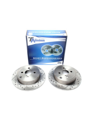 set dischi freno sportivi  post. per Toyota Corolla / Corolla Notchback / Corolla Combi (Cod. T-EVOB