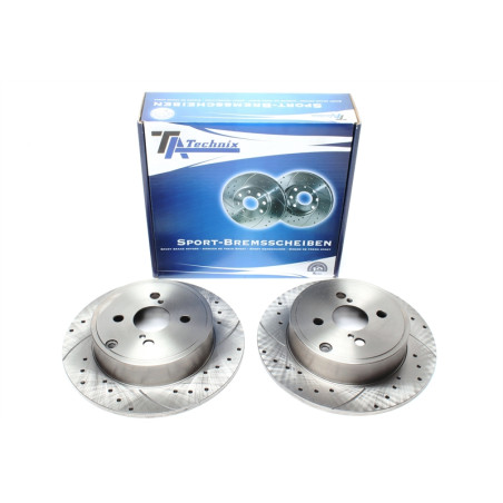 set dischi freno sportivi  post. per Toyota Corolla / Corolla Notchback / Corolla Combi (Cod. T-EVOB